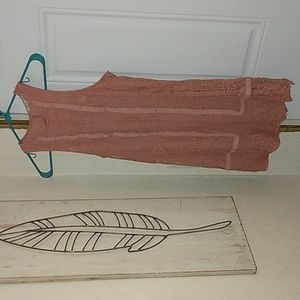 Kimchi Blue brand ladies sleeveless dress lace topper size medium open back   T1